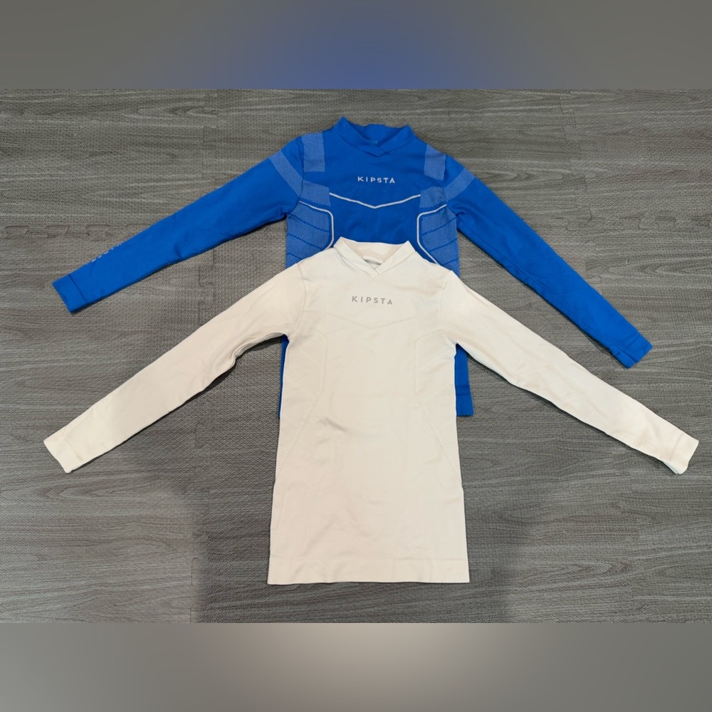 2  kids base-layer tops size 6